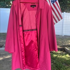 Jones New York Hot Pink Coat